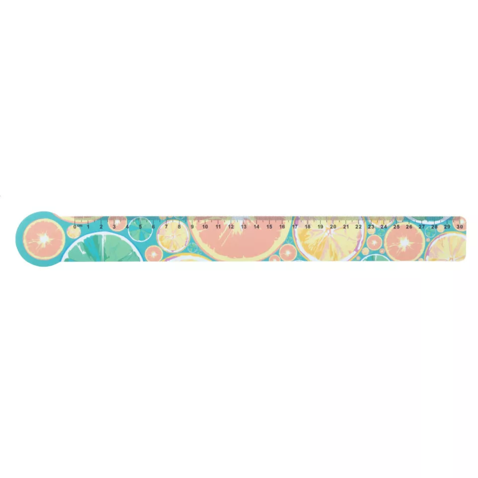 Couler 30 white  30 cm ruler, circle 