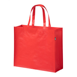 Laster rouge  sac shopping en RPET 