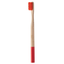 ColoBoo red natural bamboo toothbrush 