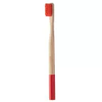 ColoBoo red natural bamboo toothbrush 