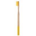 ColoBoo yellow natural bamboo toothbrush 