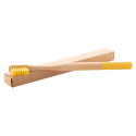 ColoBoo yellow natural bamboo toothbrush 