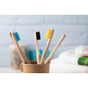 ColoBoo yellow natural bamboo toothbrush 