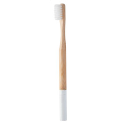 ColoBoo white natural bamboo toothbrush 