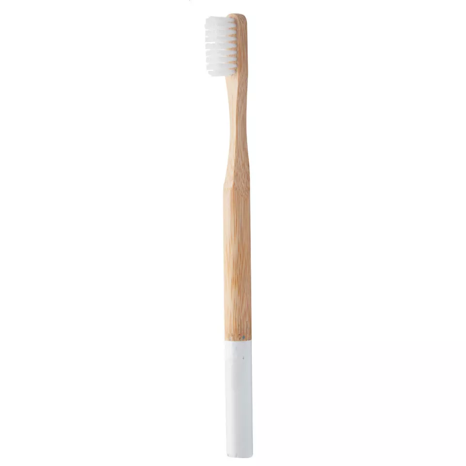 ColoBoo white natural bamboo toothbrush 