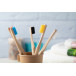 ColoBoo white natural bamboo toothbrush 