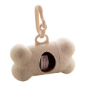 Bocin beige  distributeur de sacs pour chien 
