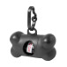 Pobba noir  distributeur sachets pour déchets canins 