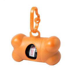 Pobba orange  distributeur sachets pour déchets canins 