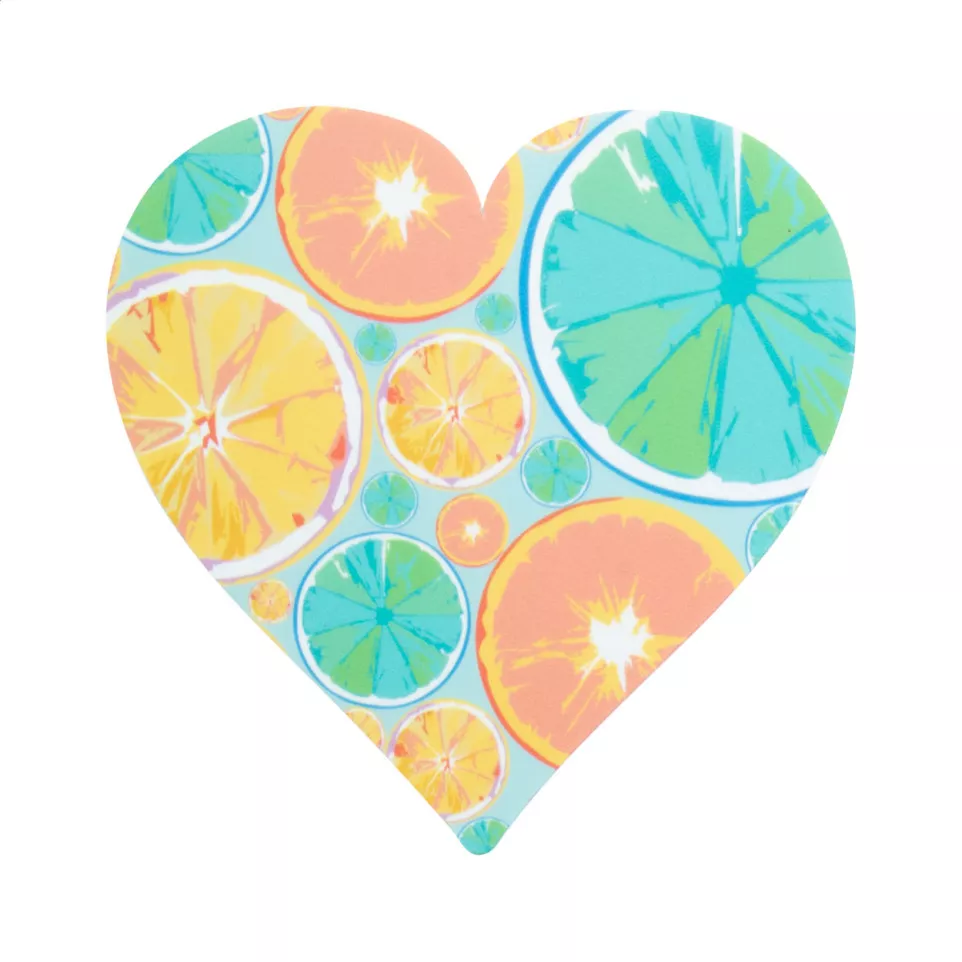 CreaCoast white  coaster, heart 