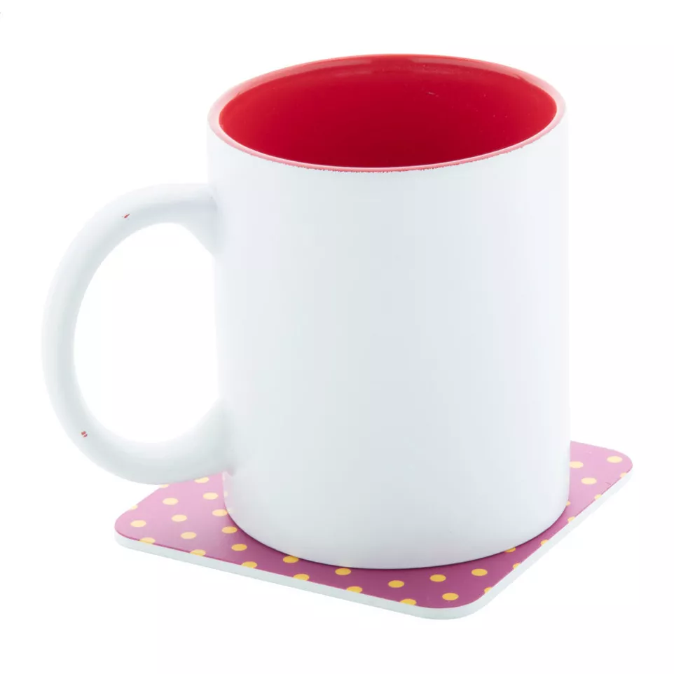 CreaCoast white  coaster, square 