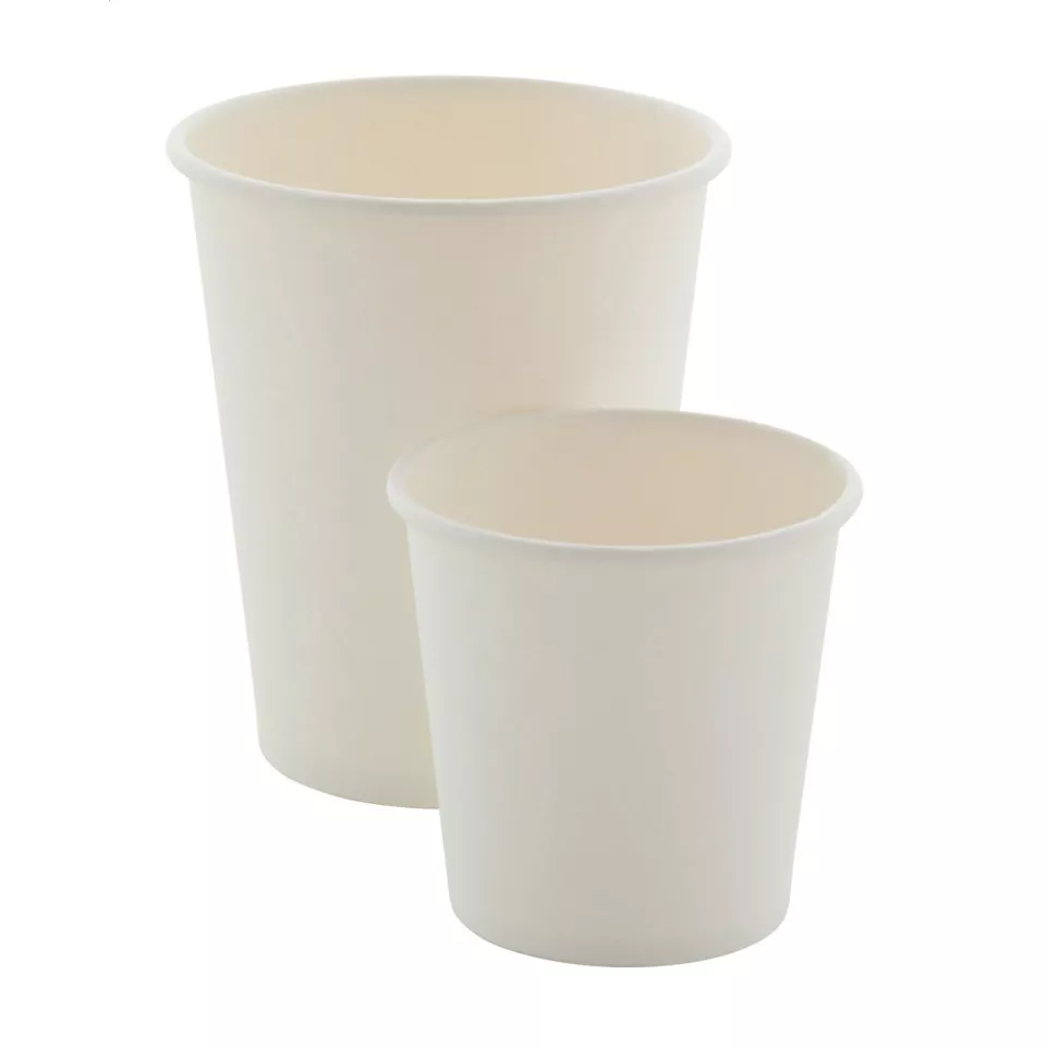 Papcap M wit  papieren beker, 240 ml 
