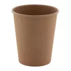 Papcap M beige  papieren beker, 240 ml 
