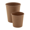 Papcap M beige  paper cup, 240 ml 