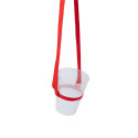 Lancup red  drink holder lanyard 