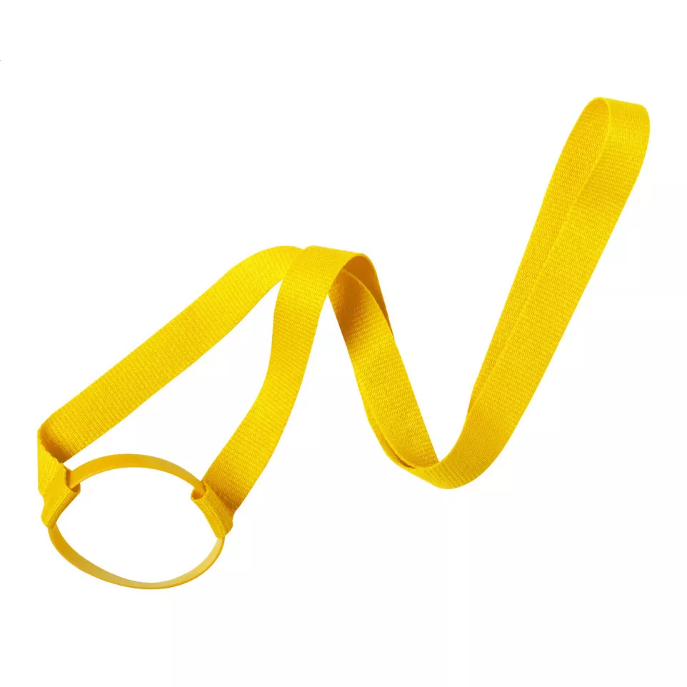 Lancup yellow  drink holder lanyard 