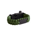 Peary green black survival bracelet 