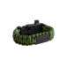 Peary green black survival bracelet 