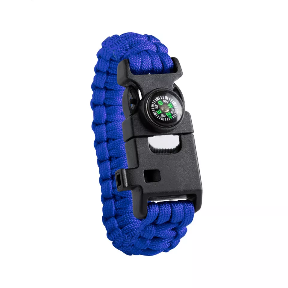 Peary bleu noir bracelet survie 