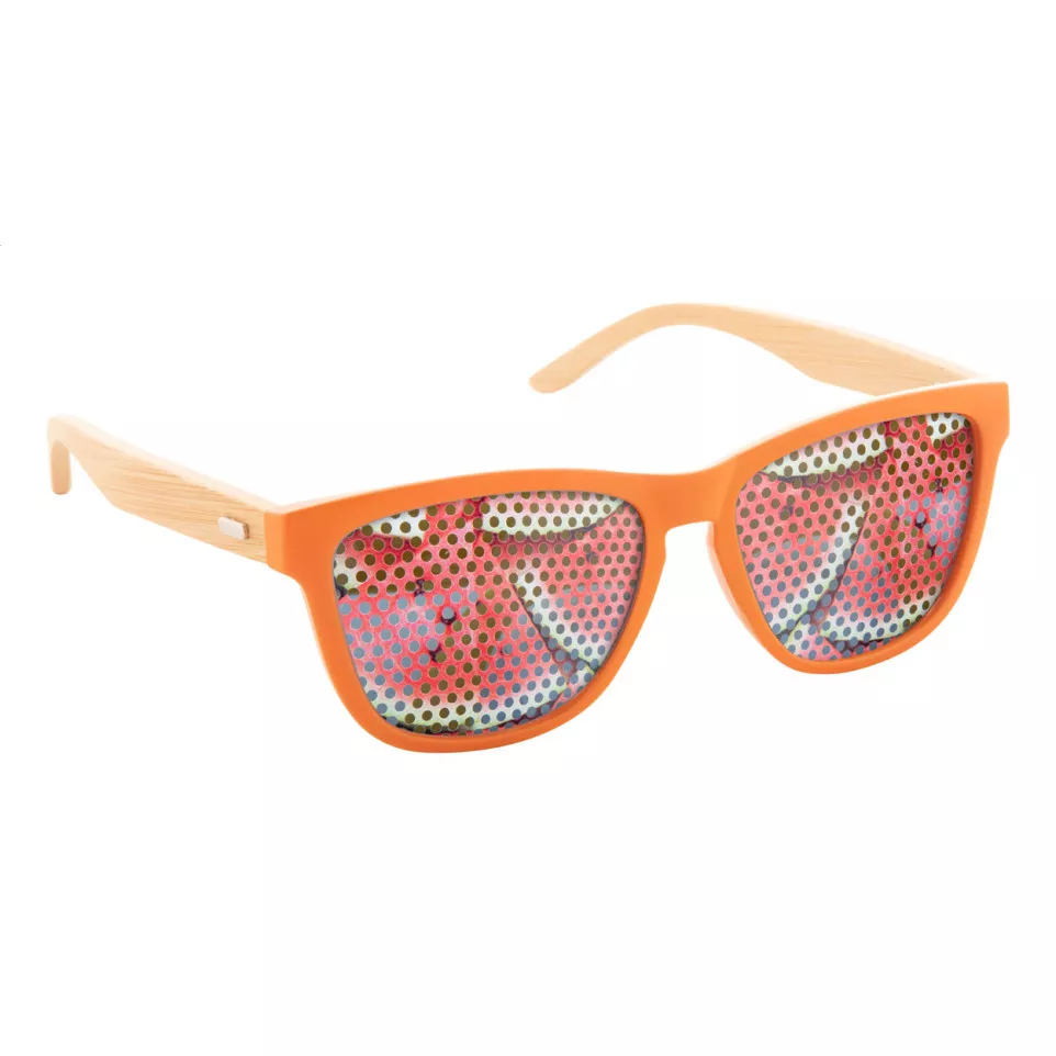 Colobus orange natural sunglasses 