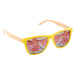 Colobus yellow natural sunglasses 