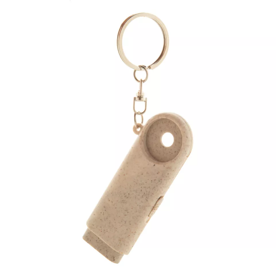 Bopor natural  trolley coin keyring 