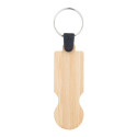 BooCart EU natural  bamboo trolley coin keyring 