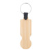 BooCart EU natural  bamboo trolley coin keyring 