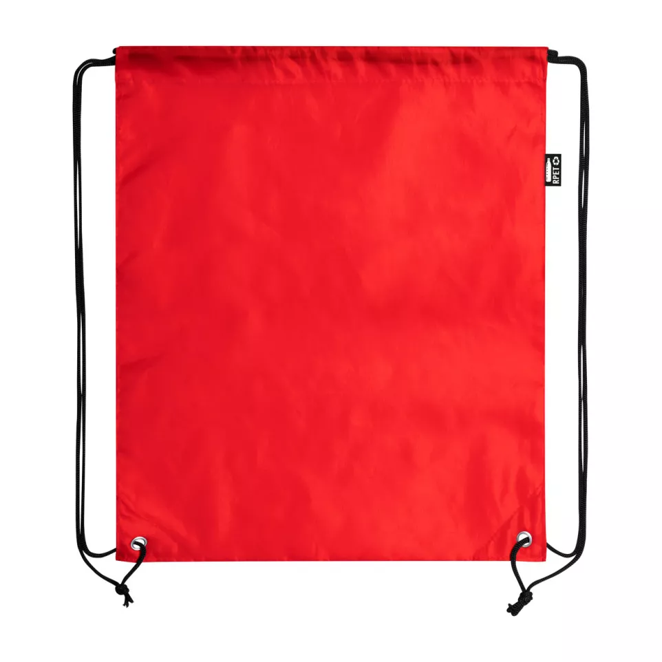 Redraw red  RPET drawstring bag 