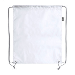Redraw white  RPET drawstring bag 