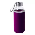 Ganga purple  glass bottle 