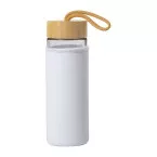Locamb white  glass bottle 