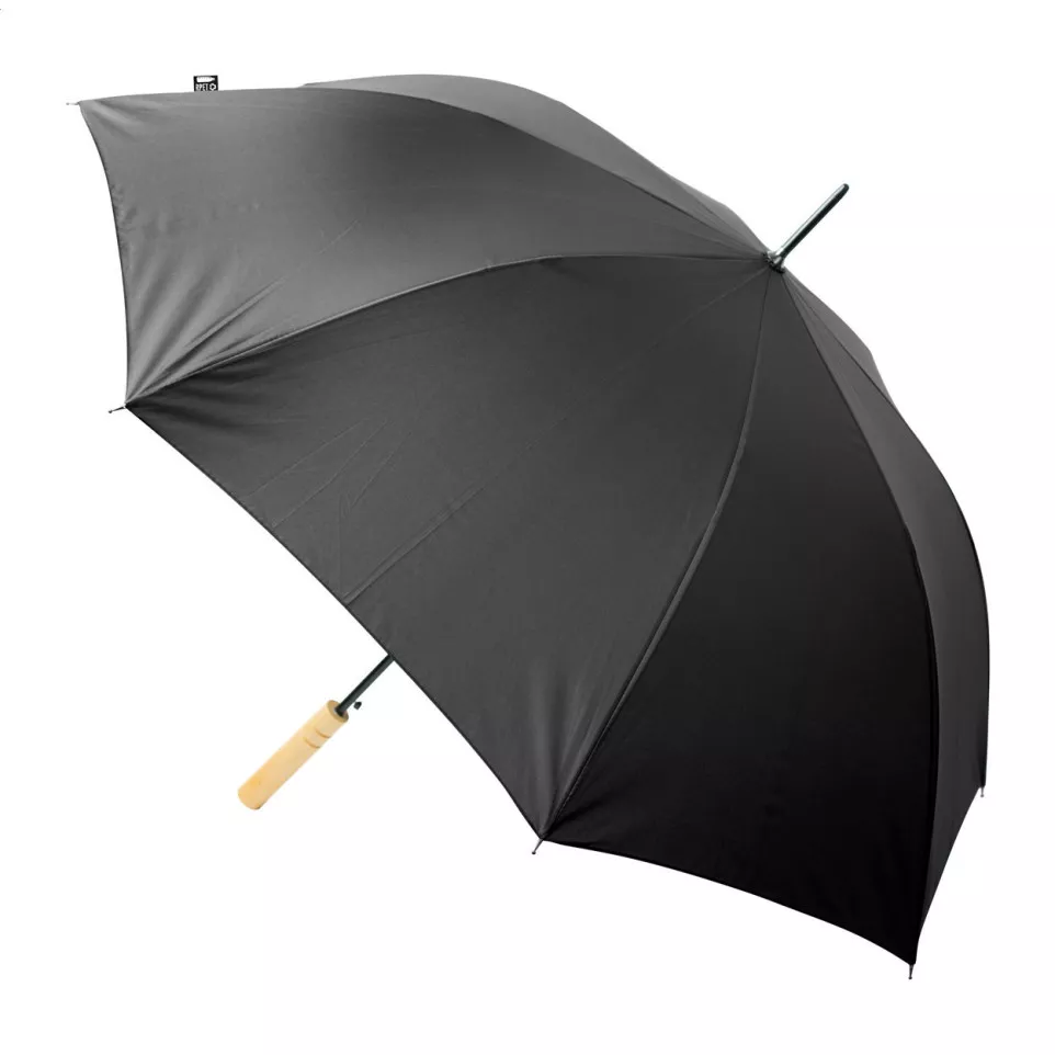 Asperit black  RPET umbrella 