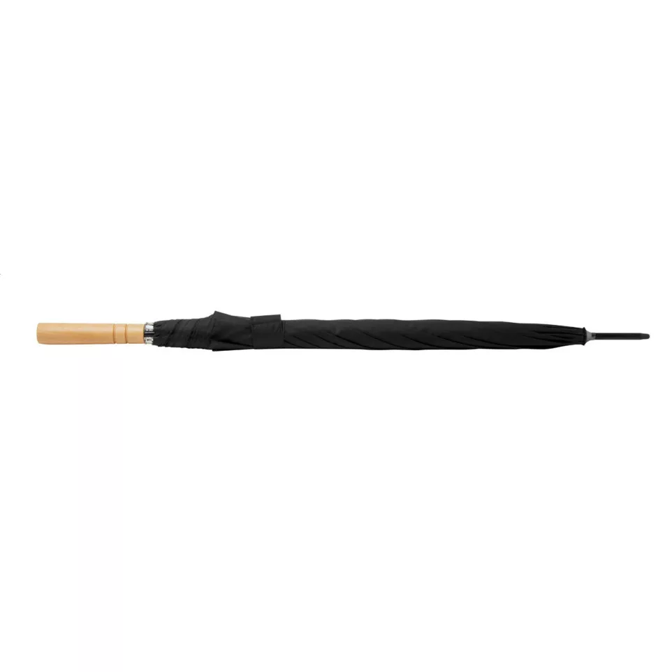 Asperit black  RPET umbrella 