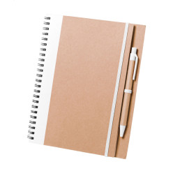 Platanus A5 white natural notebook 