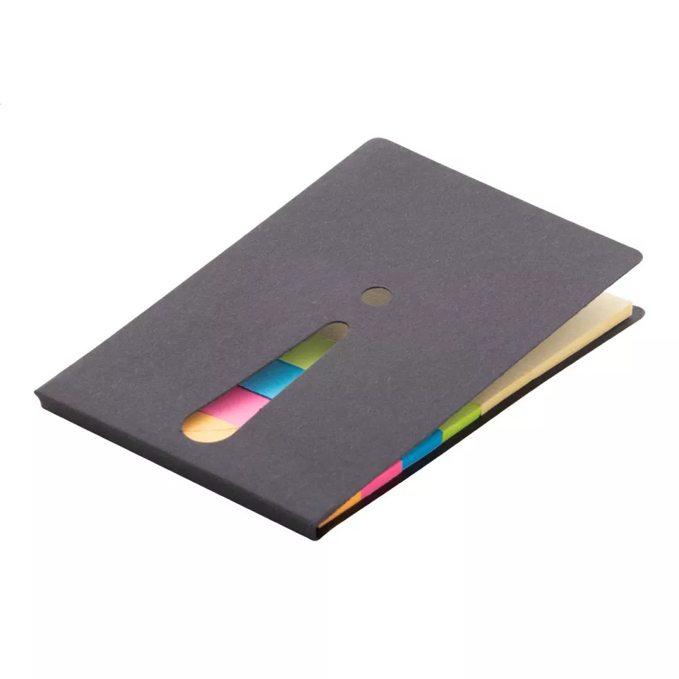 Exclam black  sticky notepad 