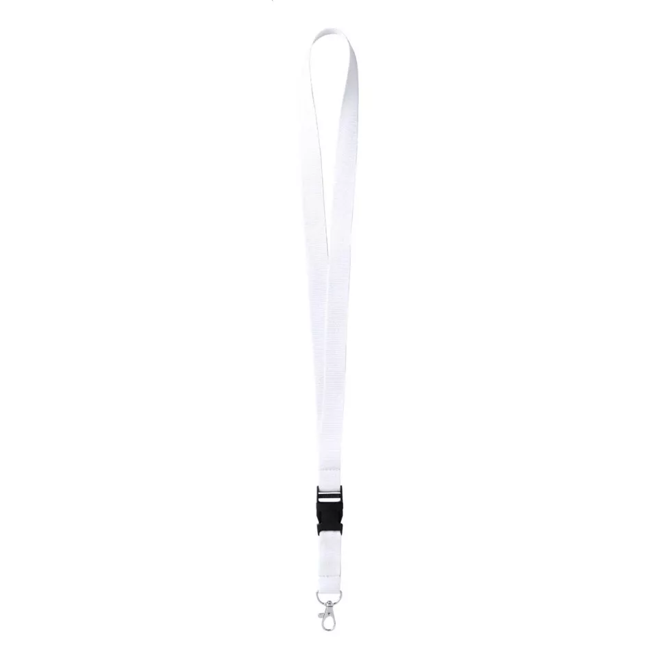 Devent white  lanyard 