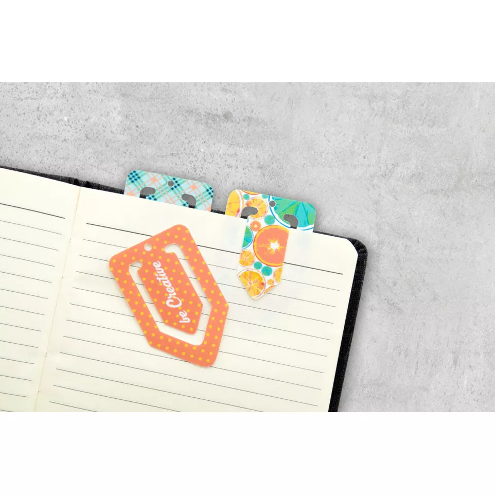 Marxy white  bookmark 