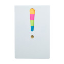 Exclam white  sticky notepad 