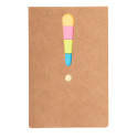 Exclam beige  sticky notepad 