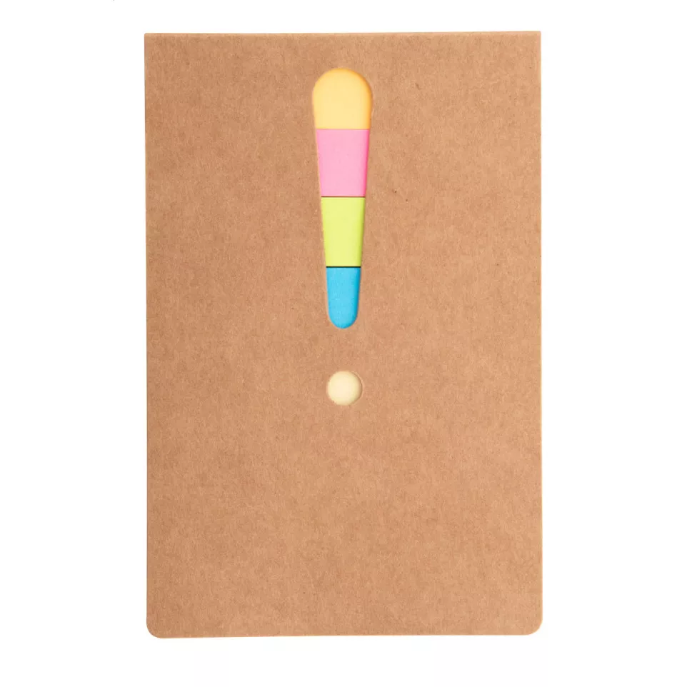 Exclam beige  sticky notepad 