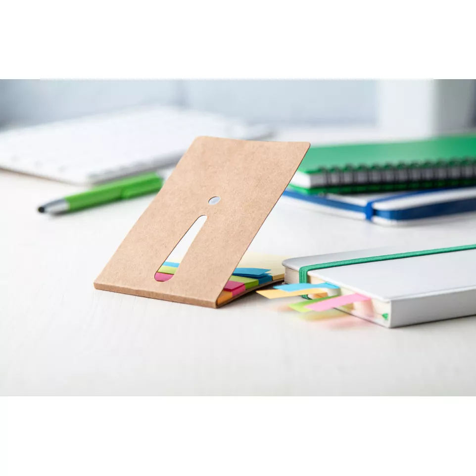 Exclam beige  sticky notepad 
