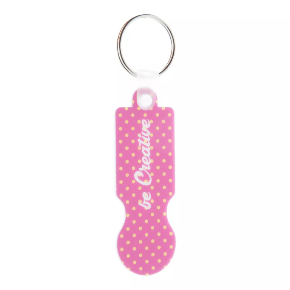 ColoCart blanc  porte-clés jeton 