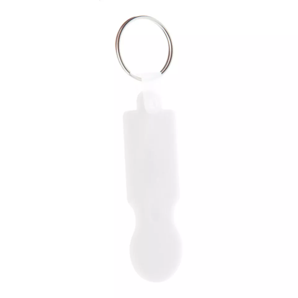 ColoCart blanc  porte-clés jeton 