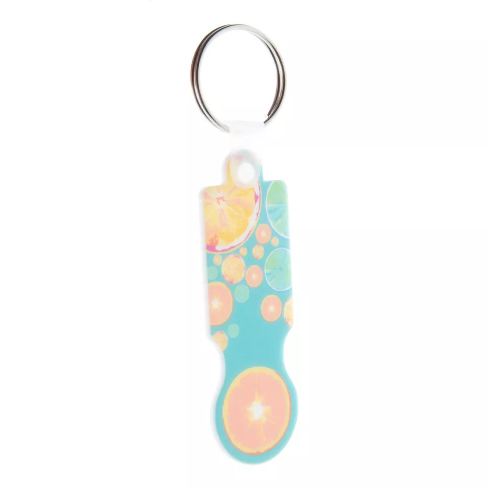 ColoCart blanc  porte-clés jeton 