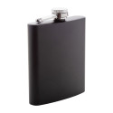 Gravning black  hip flask 