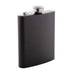 Gravning black  hip flask 