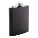 Gravning black  hip flask 