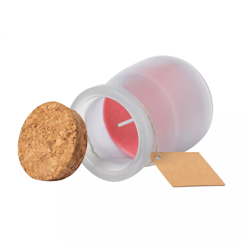 Corscent red  candle, strawberry 