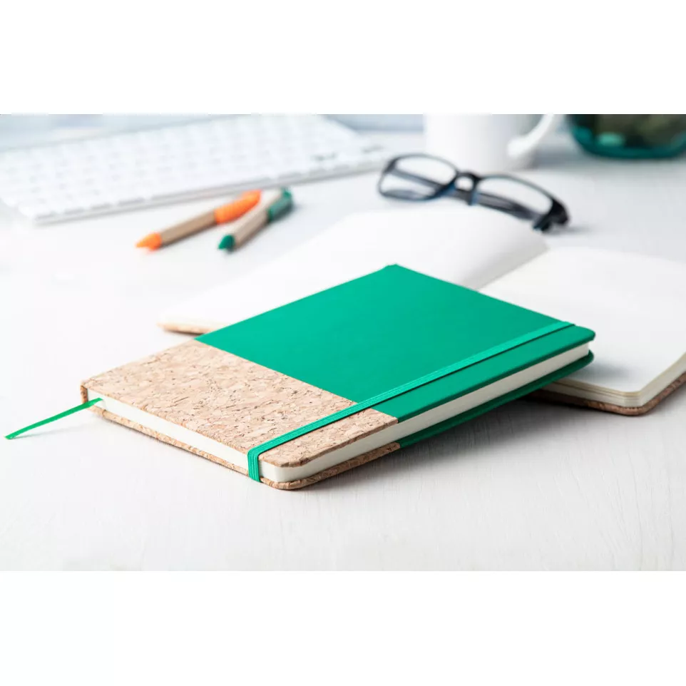 Purroc green natural notebook 